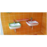 Подвесная мини-раковина LAUFEN FLORAKIDS 45x41 зеленая 8.1503.1.072.104.1